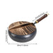 28cm wooden lid