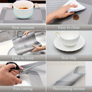 Place Mats for Kitchen Dining Table, Heat-Resistant Anti-Skid Stain Washable PVC Table Mats, Easy to Cleaning Dinner Mats