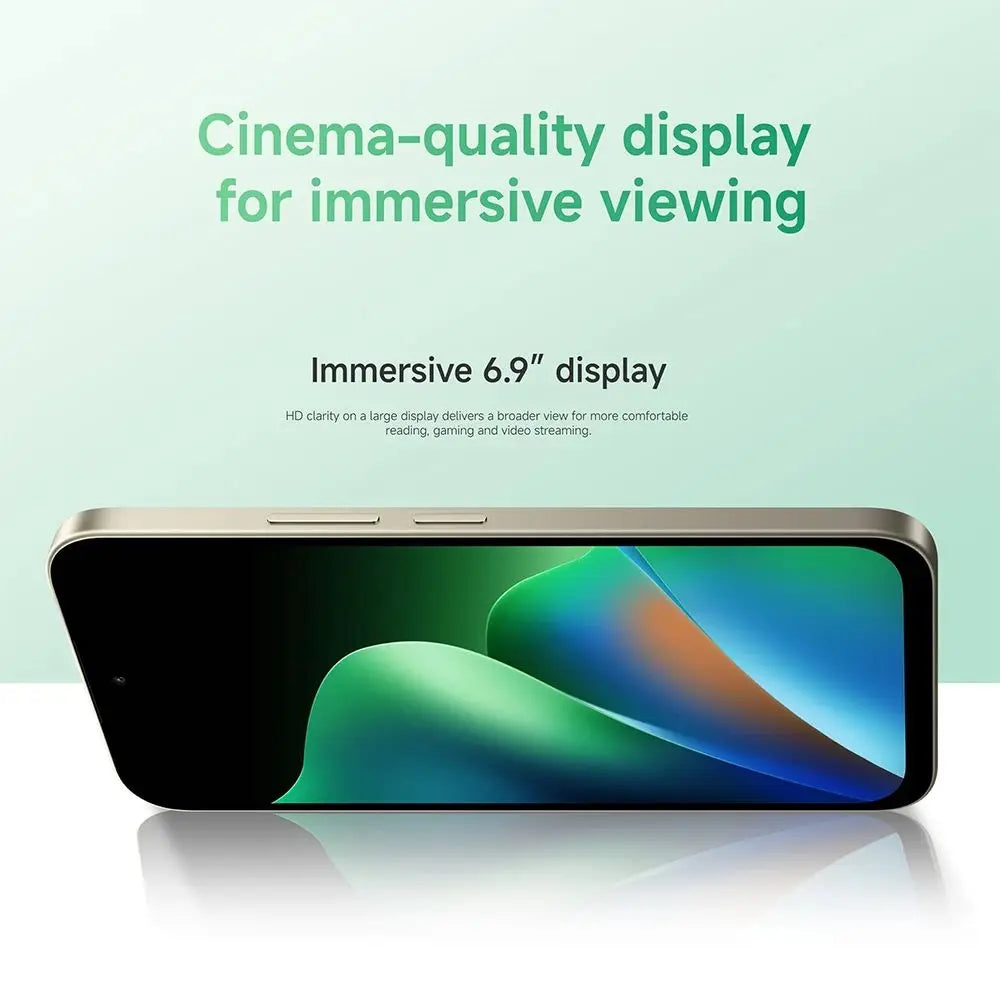 Smartphone Xiaomi Redmi 17 4G (Versão Global) – Xiaomi HyperOS 3, MediaTek Helio G91-Ultra, tela de 6,9" (120 Hz), bateria de 7500 mAh e carregamento rápido de 45 W.