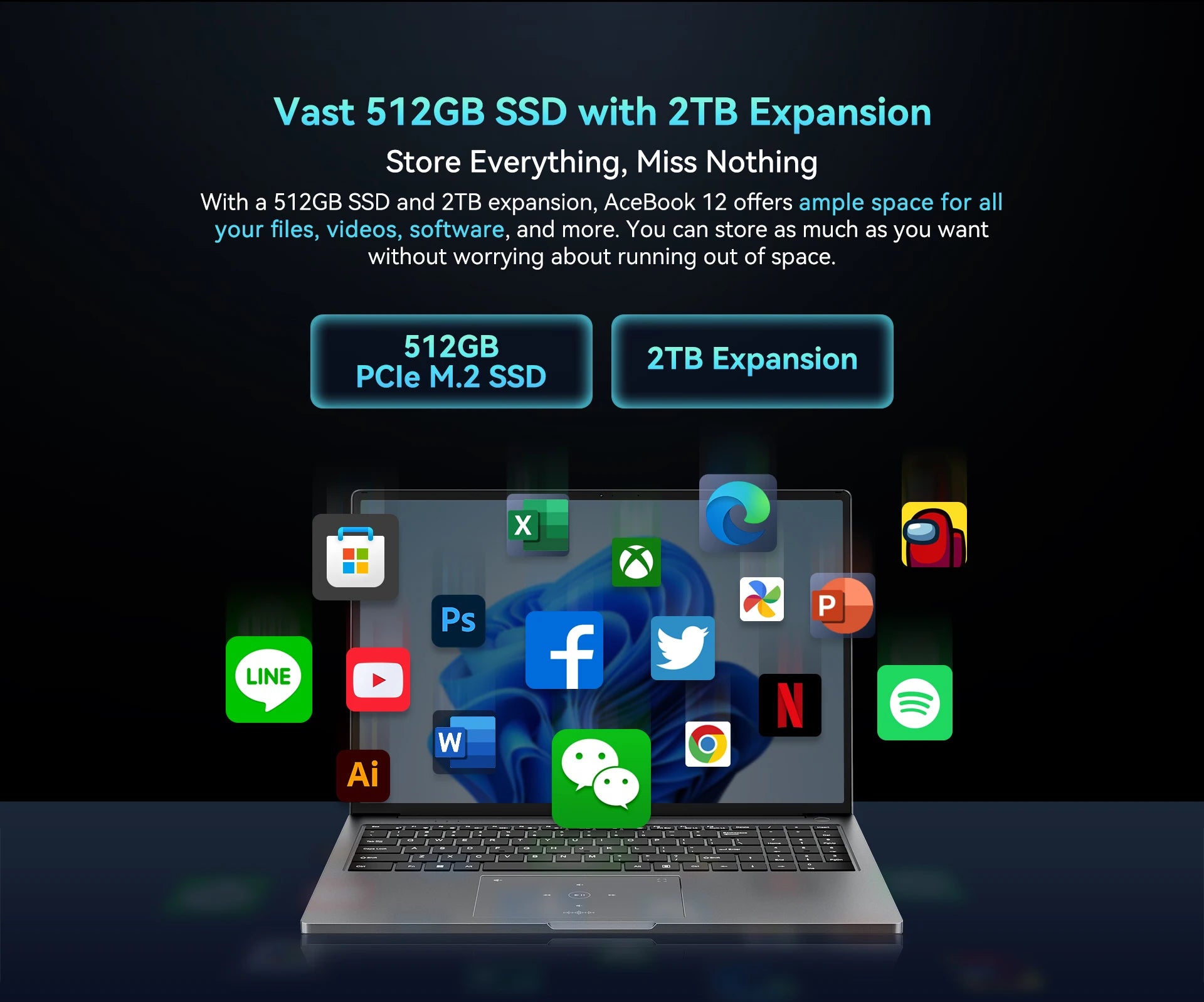 Blackview Laptop Acebook 12, Laptop 16 Inch, 16GB DDR4, 512GB SSD, Windows 11 Pro, Intel Core i5-1030NG7, 57Wh Battery,Notebook