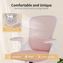 Naspaluro Ergonomic Office Chair Desk Chair with 90 ° Folding Armrest's Breathable Mesh Padding for Bedroom Home Office Study