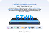 Blackview Laptop Acebook 12, Laptop 16 Inch, 16GB DDR4, 512GB SSD, Windows 11 Pro, Intel Core i5-1030NG7, 57Wh Battery,Notebook
