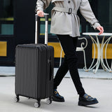 Comanlai 3-Piece Luggage Set,ABS Travel Hard Shell Suitcase,Lightweight Hand Trolley with 360° Spinner Wheels & TSA Lock,Black