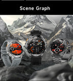 Novo Smartwatch Militar para Atividades ao Ar Livre (Modelo 2026) – Bateria de 1000 mAh de Longa Duração, Monitoramento de Fitness, À Prova d'Água, Estilo Tático e Esportivo