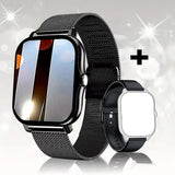 KESHUYOU New 1.83-inch Smartwatch Call Notifications Sleep Monitoring Activity Tracking Compatible with Android and iOS