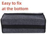 Large Anti-Slip Compartment Boot Storage Organizer Tool Car Storage Bag Car Trunk Organizer Soft Felt Storage Box Accessories