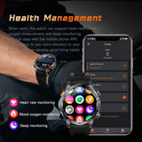 Novo Smartwatch Militar para Atividades ao Ar Livre (Modelo 2026) – Bateria de 1000 mAh de Longa Duração, Monitoramento de Fitness, À Prova d'Água, Estilo Tático e Esportivo