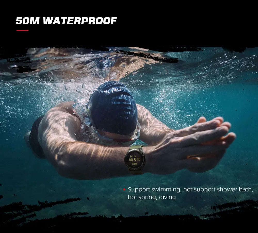 NORTH EDGE ALPS Reloj digital de fibra de carbono para hombre, resistente a golpes, deportivo, militar, superligero, con brújula para exteriores, resistente al agua hasta 50 m.