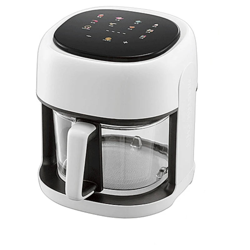 Smart Electric Air Fryer Large Capacity Convection Oven Deep Fryer Without Oil Kitchen 360°Baking Viewable Window Home Appliance