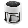 Smart Electric Air Fryer Large Capacity Convection Oven Deep Fryer Without Oil Kitchen 360°Baking Viewable Window Home Appliance