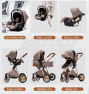 Baby stroller 3 in1,four wheel stroller,2 in 1 baby car,Lightweight strollers,Mutifunction Strollers,baby carriage,Poussette