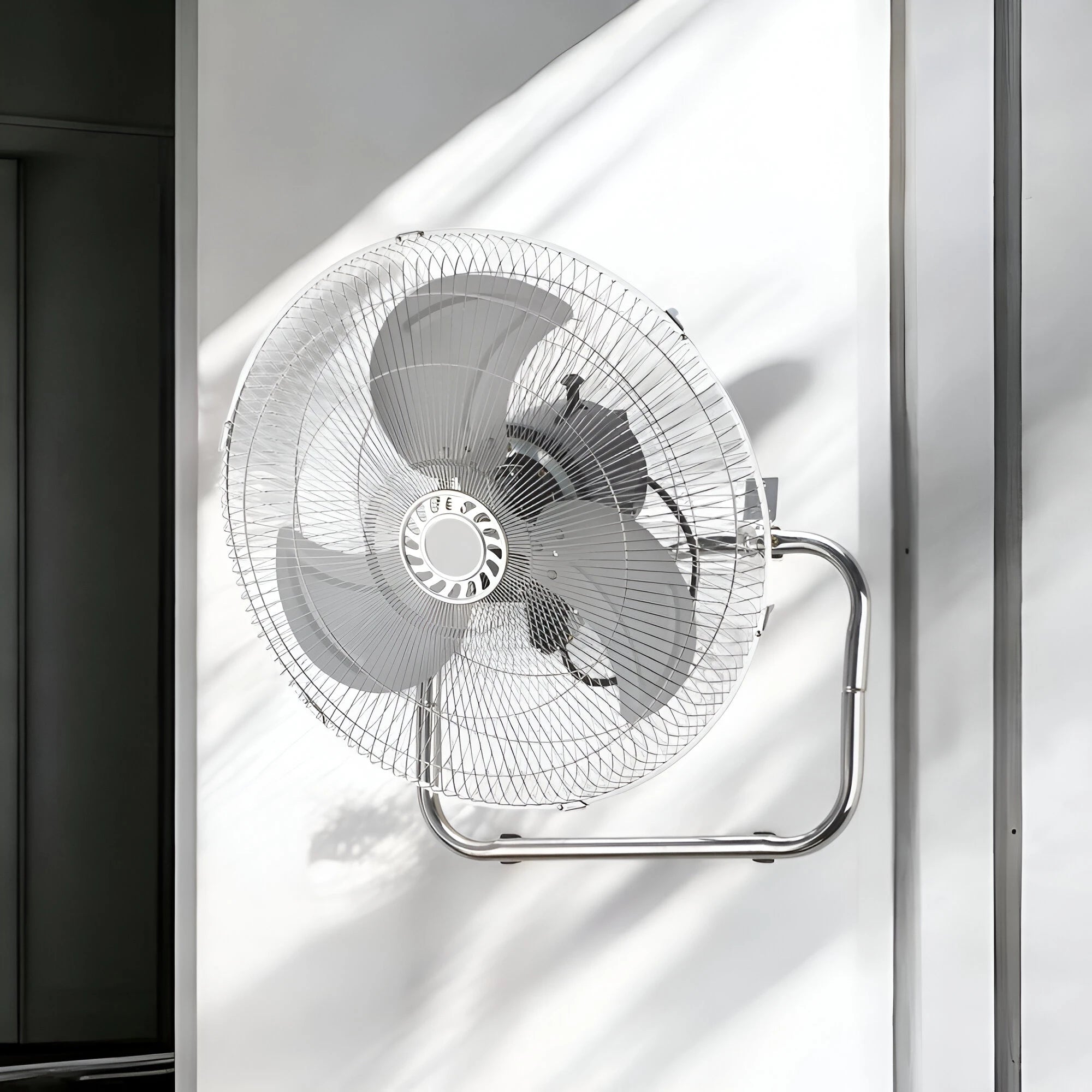 3 in 1 Fan Floor Planter Table and Wall with 3 Speed Adjustable Steel Structure and ABS