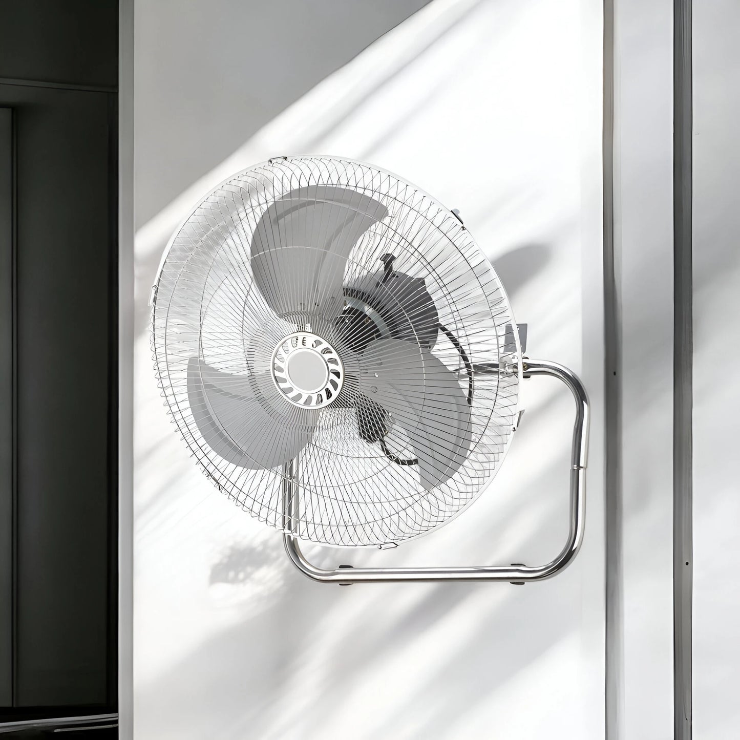 3 in 1 Fan Floor Planter Table and Wall with 3 Speed Adjustable Steel Structure and ABS
