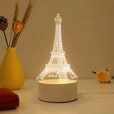 Acrylic Bedroom Bedside LED Table Lamp, Creative Night Light, Holiday Event Gift System, Gifts, 1Pc 