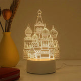 Acrylic Bedroom Bedside LED Table Lamp, Creative Night Light, Holiday Event Gift System, Gifts, 1Pc 