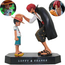 Anime One Piece Action Figure Four Emperors Rods Straw Hat Monkey D Luffy Collection Model Doll Toys 17cm 