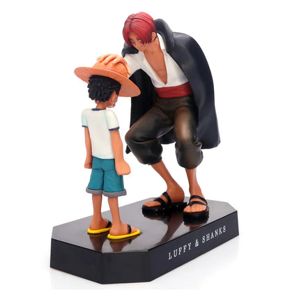 Action Figure Anime One Piece, Quatro Imperadores, Hastes, Chapéu de Palha, Monkey D Luffy, Brinquedos Boneca Modelo de Coleção, 17cm