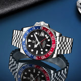 Relógio Masculino Mecânico de Luxo PAGANI DESIGN 2026 – Aço Inoxidável, Função GMT, Vidro de Safira – Marca de Alto Padrão