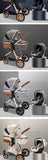 Baby stroller 3 in1,four wheel stroller,2 in 1 baby car,Lightweight strollers,Mutifunction Strollers,baby carriage,Poussette
