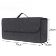 Large Anti-Slip Compartment Boot Storage Organizer Tool Car Storage Bag Car Trunk Organizer Soft Felt Storage Box Accessories