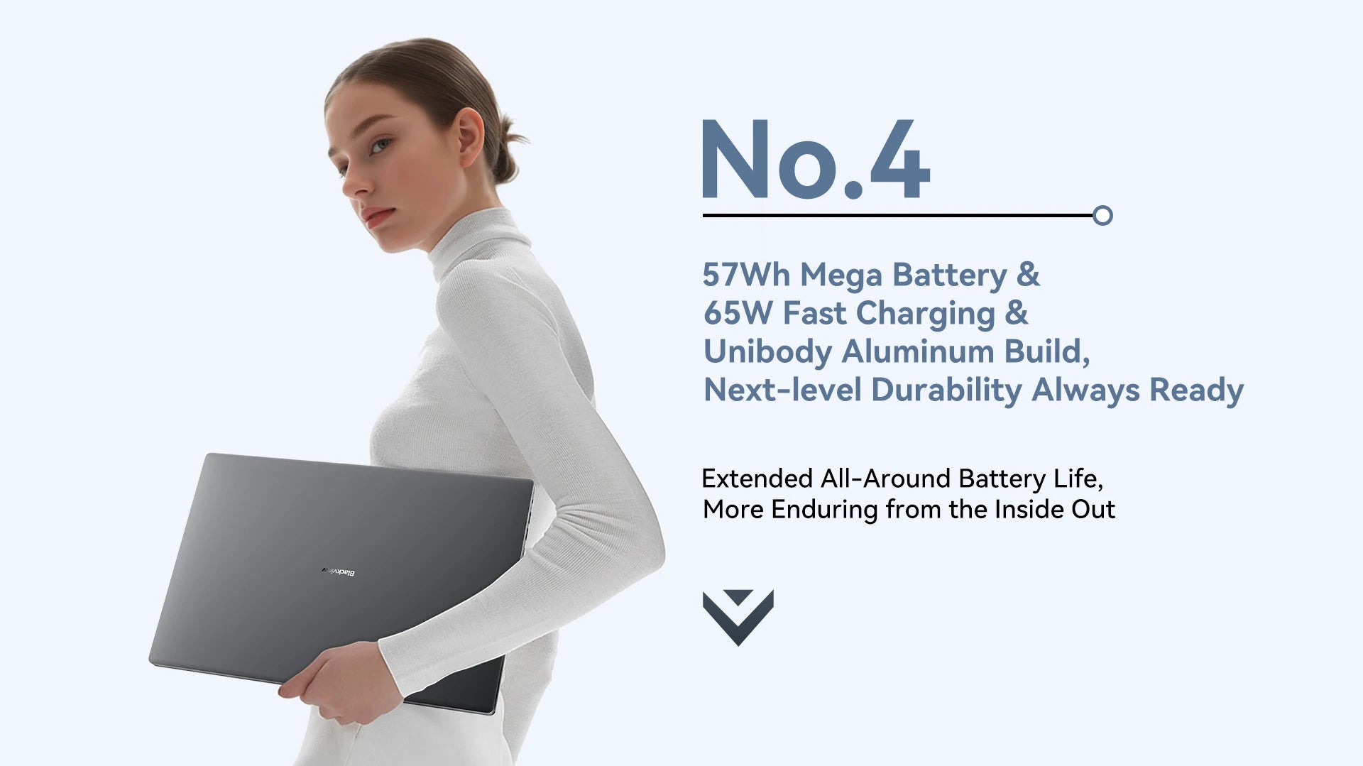 Blackview Laptop Acebook 12, Laptop 16 Inch, 16GB DDR4, 512GB SSD, Windows 11 Pro, Intel Core i5-1030NG7, 57Wh Battery,Notebook