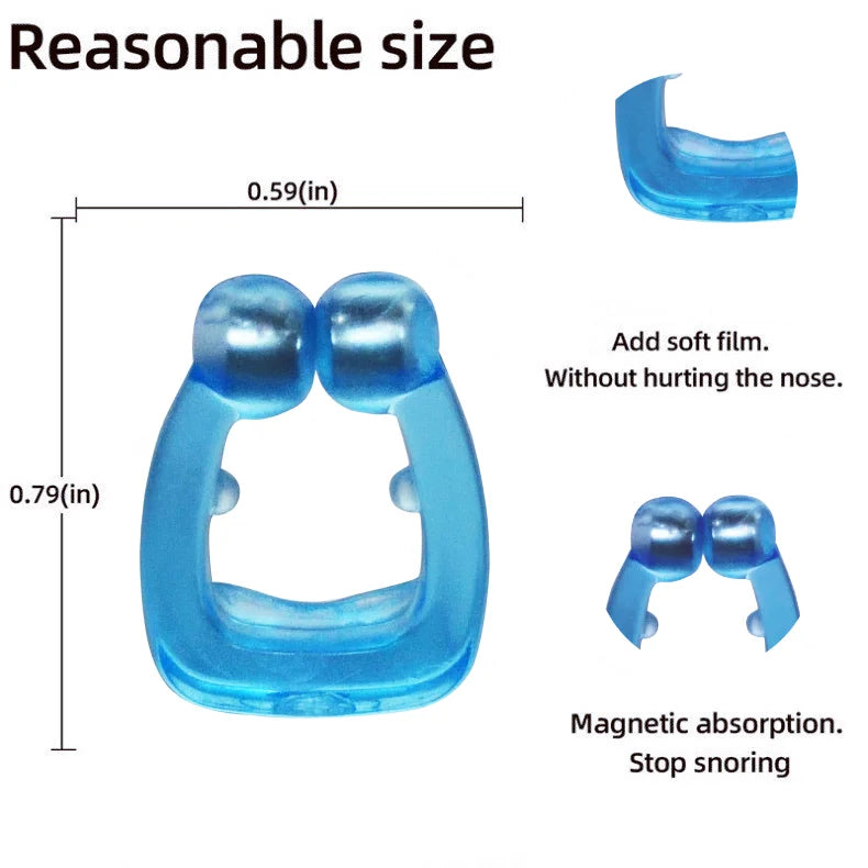 Anti Snoring Devices Men And Women Creative Sleeping Aid Improve Sleeping Magnetic Anti Snoring Nose Clip Forward To Open Airway