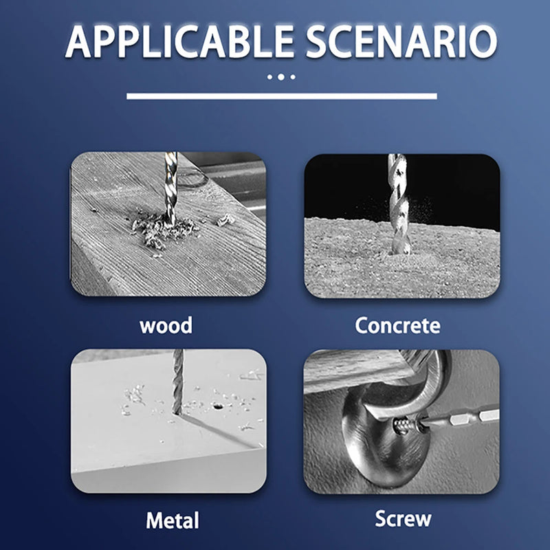 21V Cordless Electric Impact Drill Screwdriver 1600rpm High Speed Drills Rechargeable 32 Torque Household Drill Power DIY Tools