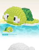 Bloques de construcción de partículas de animales del mundo oceánico creativo, juguetes para niños, minimodelos de animales, juguetes educativos, construcción compatible