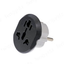Adaptador de viaje universal con enchufe europeo, 2 tomas redondas, enchufe de pared, alta calidad, AU, EE. UU., RU, CN a UE, KR, 16 A, 250 V 
