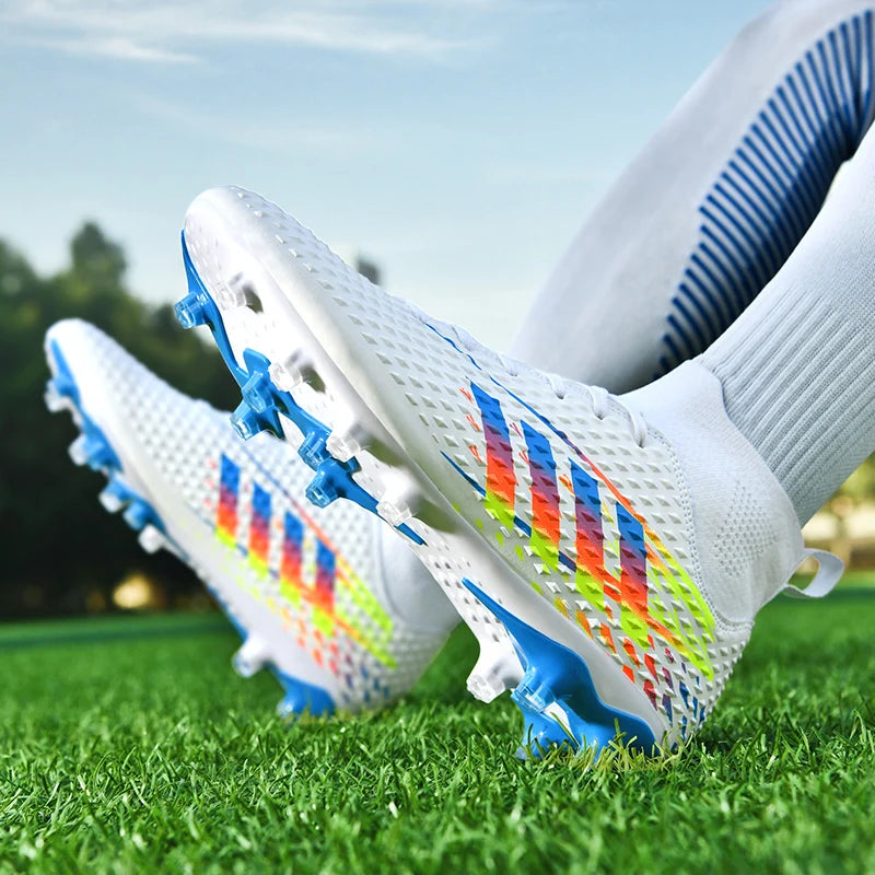 Men Soccer Boots, Ultralight FG/TF Football Shoes, Teenager Outdoor Field Cleats, Artificial Grass Training Soccer Boots, 2025