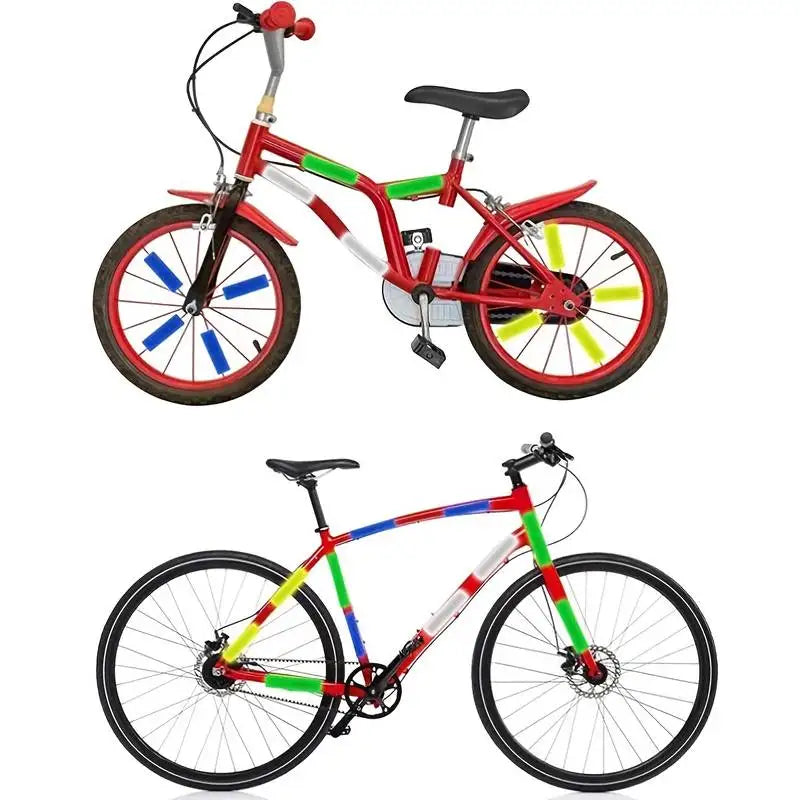Adesivo de carro fita de advertência segurança alta visibilidade auto adesivo à prova dwaterproof água branco vermelho amarelo azul bicicleta adesivo reflexivo accessorry