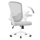 Naspaluro Ergonomic Office Chair Desk Chair with 90 ° Folding Armrest's Breathable Mesh Padding for Bedroom Home Office Study