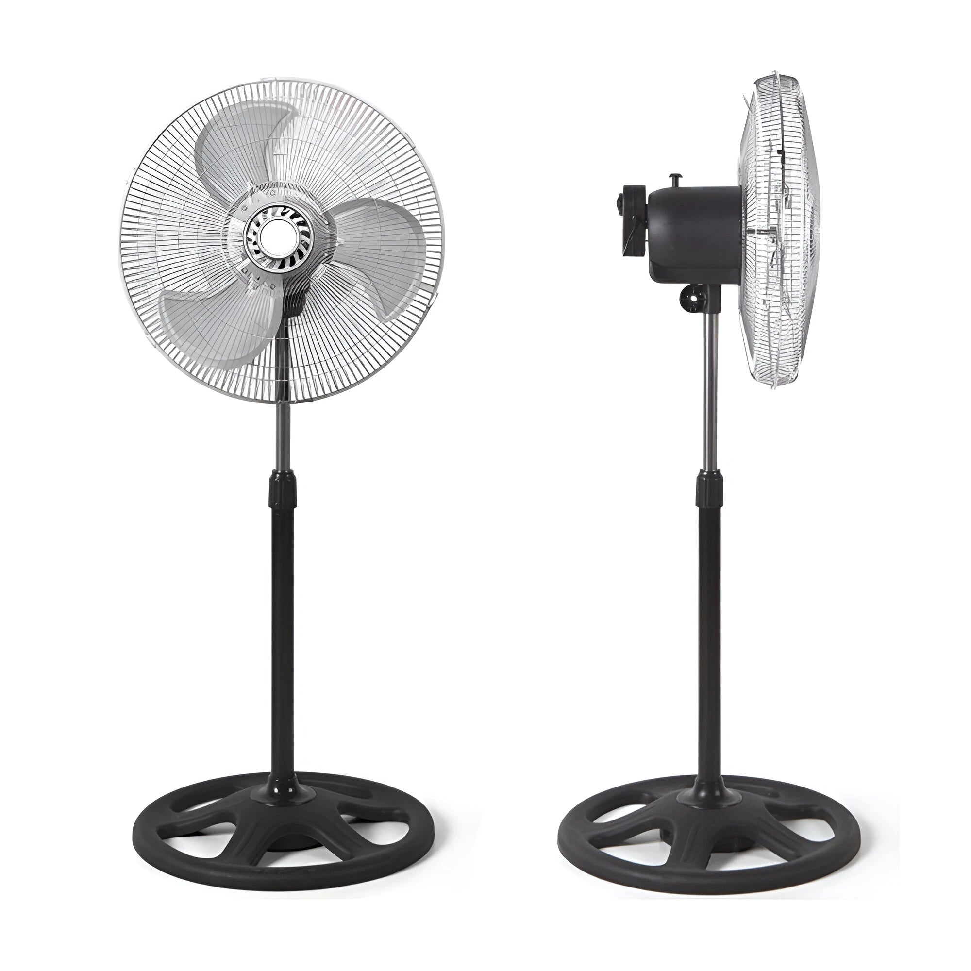 3 in 1 Fan Floor Planter Table and Wall with 3 Speed Adjustable Steel Structure and ABS