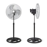 3 in 1 Fan Floor Planter Table and Wall with 3 Speed Adjustable Steel Structure and ABS
