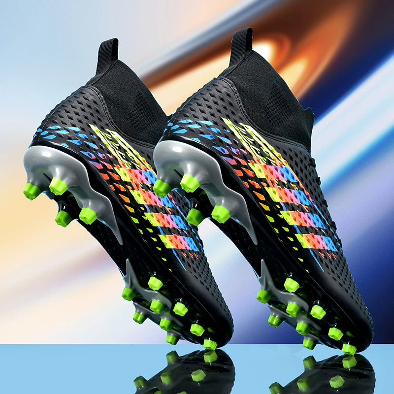 Men Soccer Boots, Ultralight FG/TF Football Shoes, Teenager Outdoor Field Cleats, Artificial Grass Training Soccer Boots, 2025