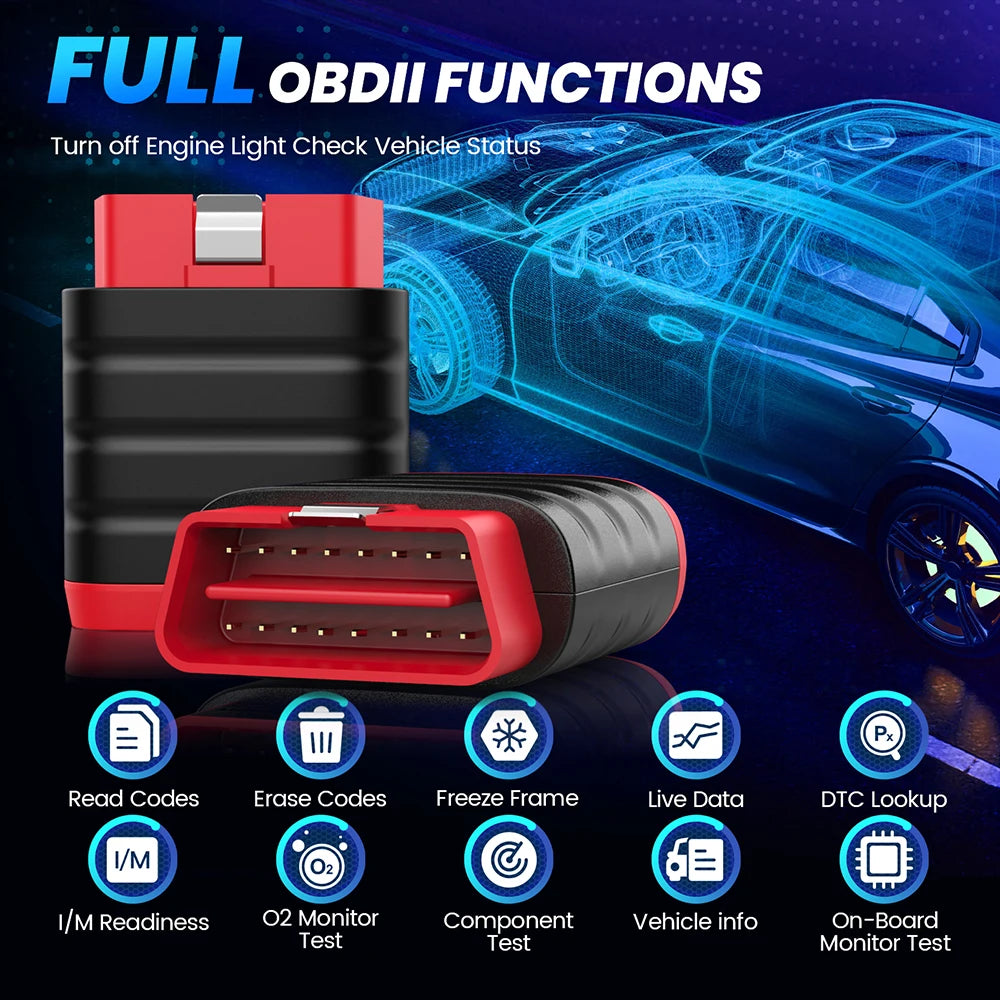 THINKCAR ThinkDiag Mini escáner OBD2 automotriz herramientas de diagnóstico de automóviles lector de códigos OBD diagnóstico de todos los sistemas actualización gratuita de por vida