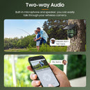 INQMEGA 5MP 3G / 4G SIM Solar Powered Camera with GPS Built in Battery Surveillance Camera and See by Mobile Froest Animal Human