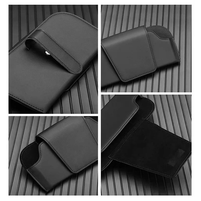 SEAMETAL Cowhide Sun Visor Glasses Holder Premium Leather Wear-Resistant Sunglasses Protective Box Auto Eyeglasses Storage Case