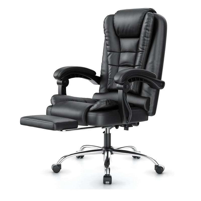 Naspaluro Executive Office Chair with Footrest High Back Desk Chair Ergonomic Recliner Computer Chair Gaming Chairs for Home