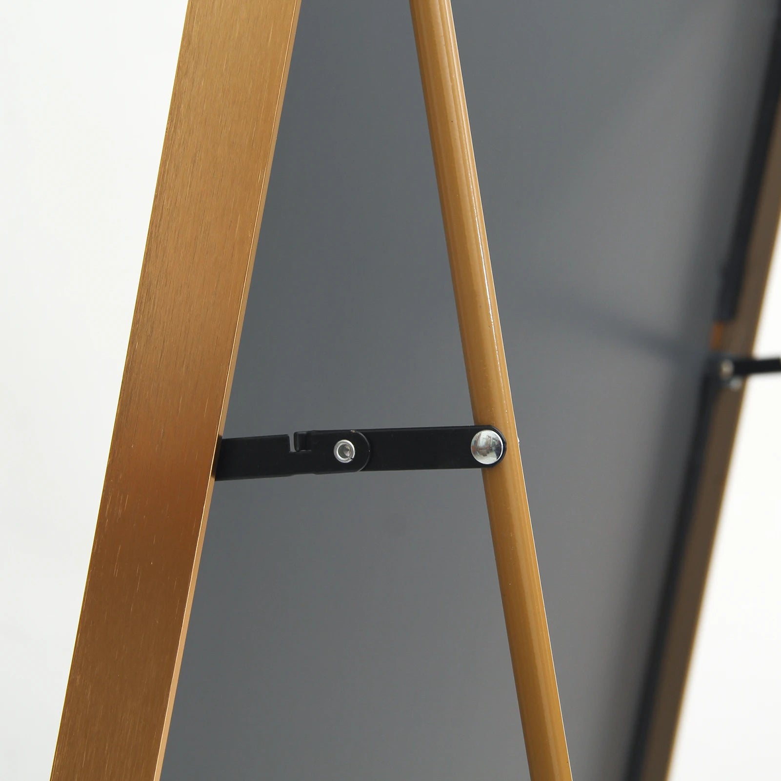 Anajqaqia 162×53cm Full Body Mirror, Curved Standing Mirror, Floor Mirror with Tempered Glass and Aluminum Alloy Frame