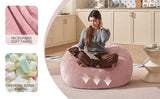 Bean Bag Chair with Filling Included Big Bean Bags Couch for Adults, Giant Beanbag Lazy Sofa for Living Room Bedroom and Dorm
