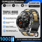 Novo Smartwatch Militar para Atividades ao Ar Livre (Modelo 2026) – Bateria de 1000 mAh de Longa Duração, Monitoramento de Fitness, À Prova d'Água, Estilo Tático e Esportivo