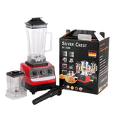 2 in 1 Electric Blender 2000W High Power Heavy Duty Commercial Blender Food Processor Ice Smoothies Kitchen Stationary Mixer