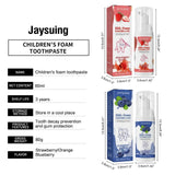 Children Foam Toothpaste Yellow Teeth Stain Removal Gingiva Protection Whitening Brighten Deep Cleaning Teeth Mousse for Kids
