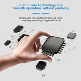 Ratón de aire retroiluminado con panel táctil, mini teclado inalámbrico para PC, Android TV Box, i8, árabe, francés, español, ruso, 2.4G 