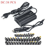 Cargador universal para coche, adaptador de corriente CA/CC, USB, para portátil, ajustable, 120 W, 220 V, 110 V a 12 V, 15 V, 16 V, 18 V, 19 V, 20 V, 22 V y 24 V 