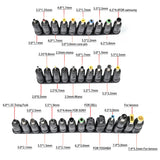 Cargador universal para coche, adaptador de corriente CA/CC, USB, para portátil, ajustable, 120 W, 220 V, 110 V a 12 V, 15 V, 16 V, 18 V, 19 V, 20 V, 22 V y 24 V 