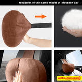 Reposacabezas ajustable con soporte para el cuello, diseño Maybach, Clase S, suave, universal, cojín de descanso, alta calidad 