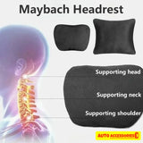 Reposacabezas ajustable con soporte para el cuello, diseño Maybach, Clase S, suave, universal, cojín de descanso, alta calidad 