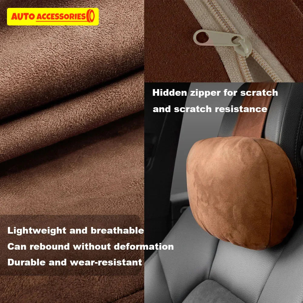 Reposacabezas ajustable con soporte para el cuello, diseño Maybach, Clase S, suave, universal, cojín de descanso, alta calidad 